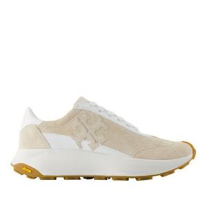 토리버치 스웨이드 어퍼 퍼 트레이너 스니커즈 169328 250