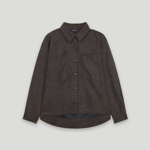 [코데즈컴바인] 언발 빅포켓 스웨이드 셔츠 (CKD-SH001WA)