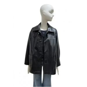 [ZOOC] 루즈핏 페이크레더 자켓 (Z253PSF301)