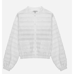 [써스데이아일랜드]핀턱 프릴 블라우스 T256MBL173W