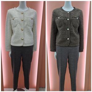 [수스]금장단추 무스탕자켓 Y256NMUA04_US