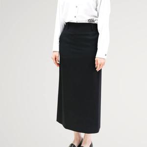 [비꼴리끄(여성)]울 뒷밴딩 H라인 스커트 B254WK2080