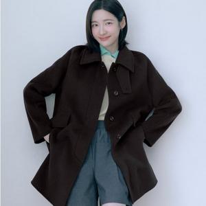 [쥬크]래글런 하프 코트_Z254MSG156