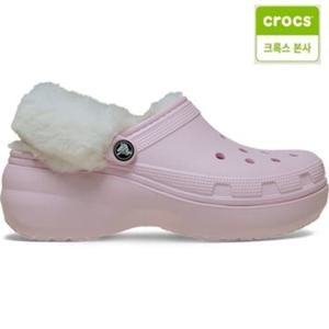 [크록스본사] 212854-6ZW 클래식 플랫폼 퍼즈 라인드 클로그