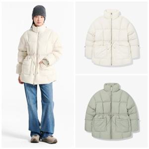 [휠라] FILA 25년 여성용 미드 다운자켓 FS254DJ01F003150 크림-2