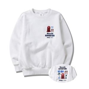[JEEPKIDS(지프키즈)] 기모 지프 어드벤쳐 그래픽 맨투맨 KP4TSU856OW