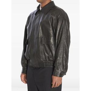 생로랑 가죽 자켓 843656YCNF2 1000 NOIR