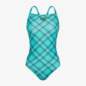 아레나  니팅 체크 원피스 크로스 스트랩백 (A5FL1LO12JAD)