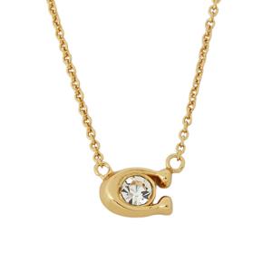 [특가/30개한정] 코치 시그니처 여성 목걸이 493112 GLD 110