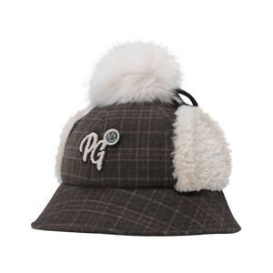 여성스마일 탈착 폼폼이 이어워머 버킷햇521E4CP010BR