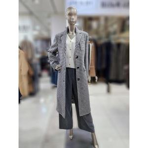 제시뉴욕 세이브존04 카라 배색 울 롱코트 IEAHW0070HW