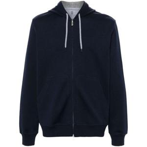 브루넬로 쿠치넬리 후드 티셔츠 MM8319069GC1265 BLUE