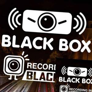 자동차스티커 블랙박스다볼껴 초보운전 화이트시트지