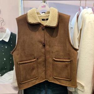 수스 HC07 인조무스탕베스트 S254BVOBZ1