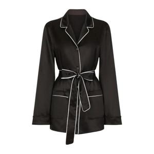 25 FW 돌체앤가바나 파이프 트리밍 실크 셔츠 F5N53TFU1AU TP432006262