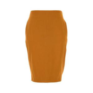 생로랑 미디 스커트 852654Y5J19 7746 Orange