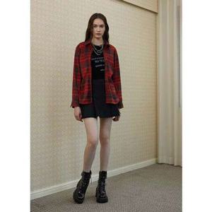 [에고이스트] (ER4WB061) 사이드 턱 카라 블라우스