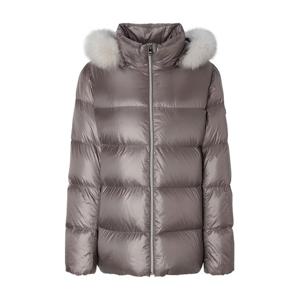 [닥스골프] 여성 글로시 구스다운 퍼 후드 중힙 점퍼 (DNJU5D754S1)