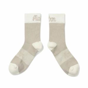 [말본골프]말본골프양말 LQS M4143PSC03BEI 칼라 블록 삭스 BEIG