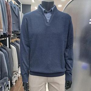 런던포그 HL01 후리 레이어드 니트 Lofna410