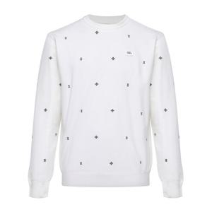 [와이드앵글] 남성 CO 미니 패턴 라운드 방풍 스웨터 WMW25K51W3