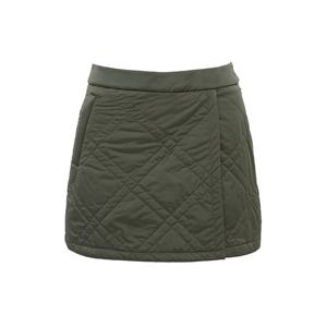 [와이드앵글] 여성 CO 랩 스커트형 퀼팅 하프팬츠 WWW25351K7