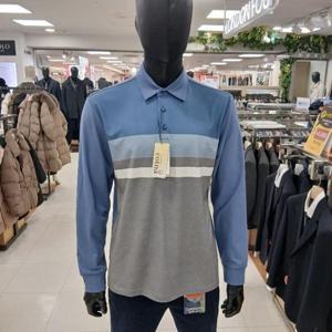 런던포그(계양) HL01 라인포인트 블럭티셔츠 LNWTA951