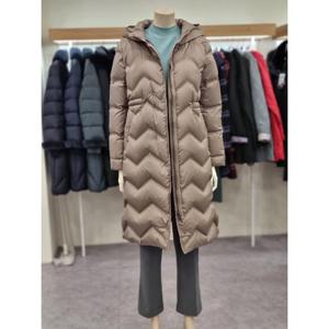 벨리시앙 세이브존07 퀼팅 롱 후드 패딩 HZ44305