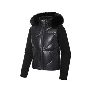 [와이드앵글] 여성 CO 비건레더 하이브리드 퍼 스윙다운 WWW23514Z1