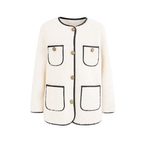 인조퍼하프 자켓