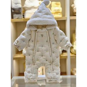 아가방 세이브존02 아이보리  곰 자수 우주복/// 02s727506