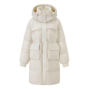 [비엔엑스]프리미엄 스트링 후드 포켓 롱 헤비 패딩 점퍼 (BX4JP