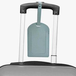 PU 가죽 컬러 네임 택 캐리어태그 이름표 가방이름표