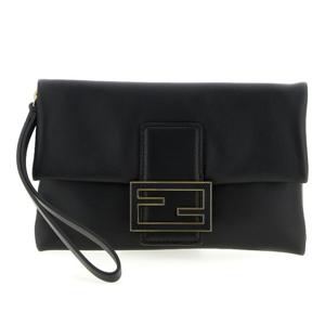 펜디 맘마 바게트 로고 마그네틱 클로저 파우치 8M0538ABVE F0K