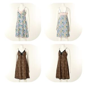 [비너스][VFS1710S] 플라워 패턴과 감각적인 스타일의 호피 패턴 풀슬립