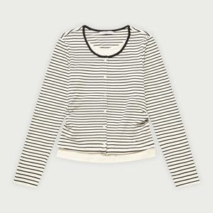 여성 웨일 스트라이프 가디건 레이어드 티셔츠_003(10560-131-206-45)