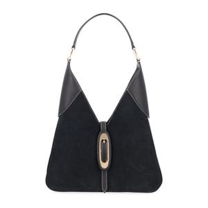 마이클코어스 호보 버클 트라이앵글 숄더백 30F5GQ8L6S 001BLAC