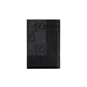 Gucci 모노그램 자카드 프레이드 에지 스카프 6948393G720 1081 TP961654579