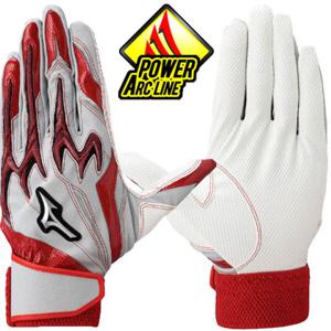 [미즈노]미즈노 야구 실리콘 파워아크 배팅장갑 [회적] 1EJEA560