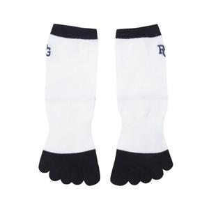 [파리게이츠] (521E4SCA42)여성 투톤 로고 논슬립 토 삭스