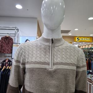 [피에이티]울혼방 하프넥 스웨터  1L73401-1US