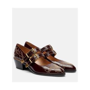 끌로에 Susanna 40 스터드 레더 메리제인 펌프스 P01133630