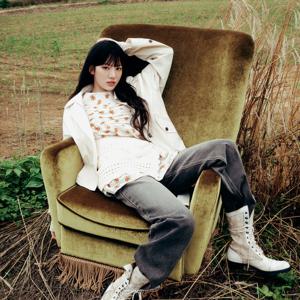 [써스데이아일랜드]셔츠카라 컬러블록 블루종 점퍼 T256MJP901W