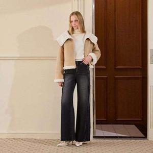 [에고이스트] (ER4ODP04) 사이드 프린지 스터프 속기모 팬츠