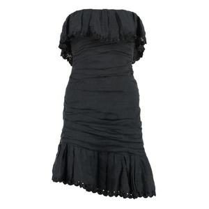 이자벨마랑 숏 원피스 23PRO0086FAA1J38I 01BK black