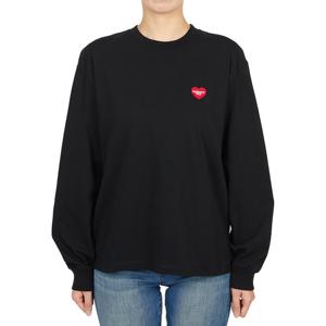 칼하트윕 하트 패치 여성 긴팔티셔츠 I035469 1V2XX