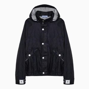 스톤아일랜드 마리나 로우 플레이티드 린넨 후드 자켓 8015418X1 V0027