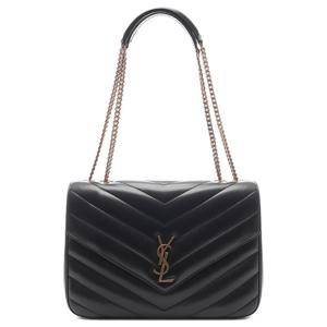 [생로랑] 25FW 여성 루루 마틀라세 라지 체인 숄더백 (803541 AAEAX 1000 25F)