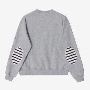 [세인트제임스 본사정품] Bon Bon Elbow Patch - Melange Grey ASJU261KR74-GRY