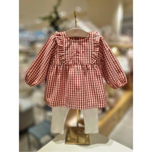 (밍크뮤10) 26SS 신상 HK(RD)스트로베리우븐체크상하복 (3611361003)